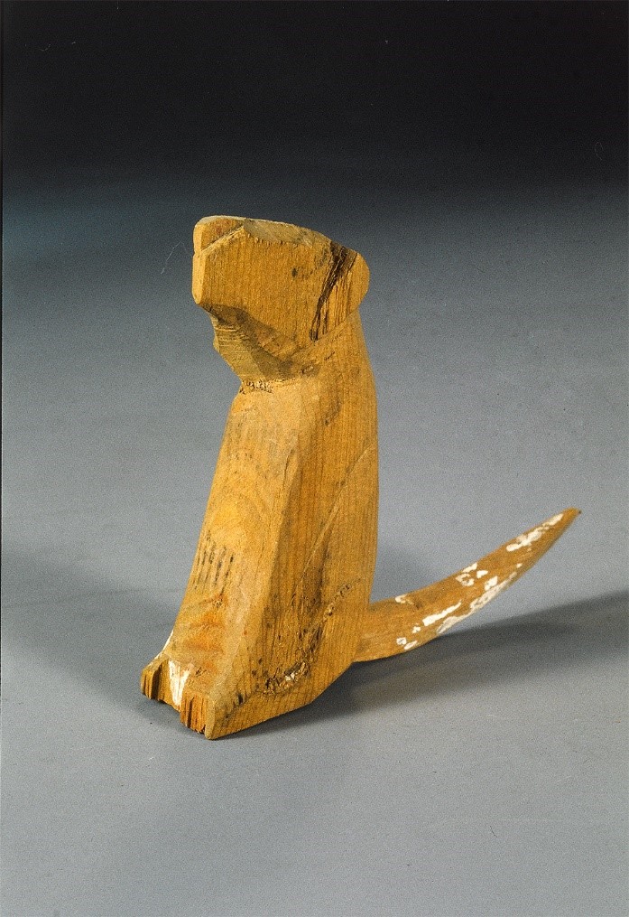 <h2>木坐狗</h2><p>作者：</p><p>创作年代：汉</p><p>规格：4cm×8.8cm</p>品类：纸本水墨</p>